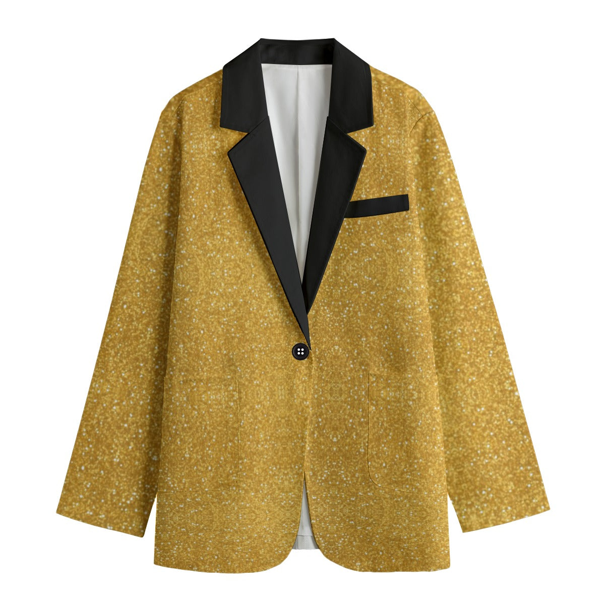 All-Over Print Women's Leisure Blazer | 245GSM Cotton
