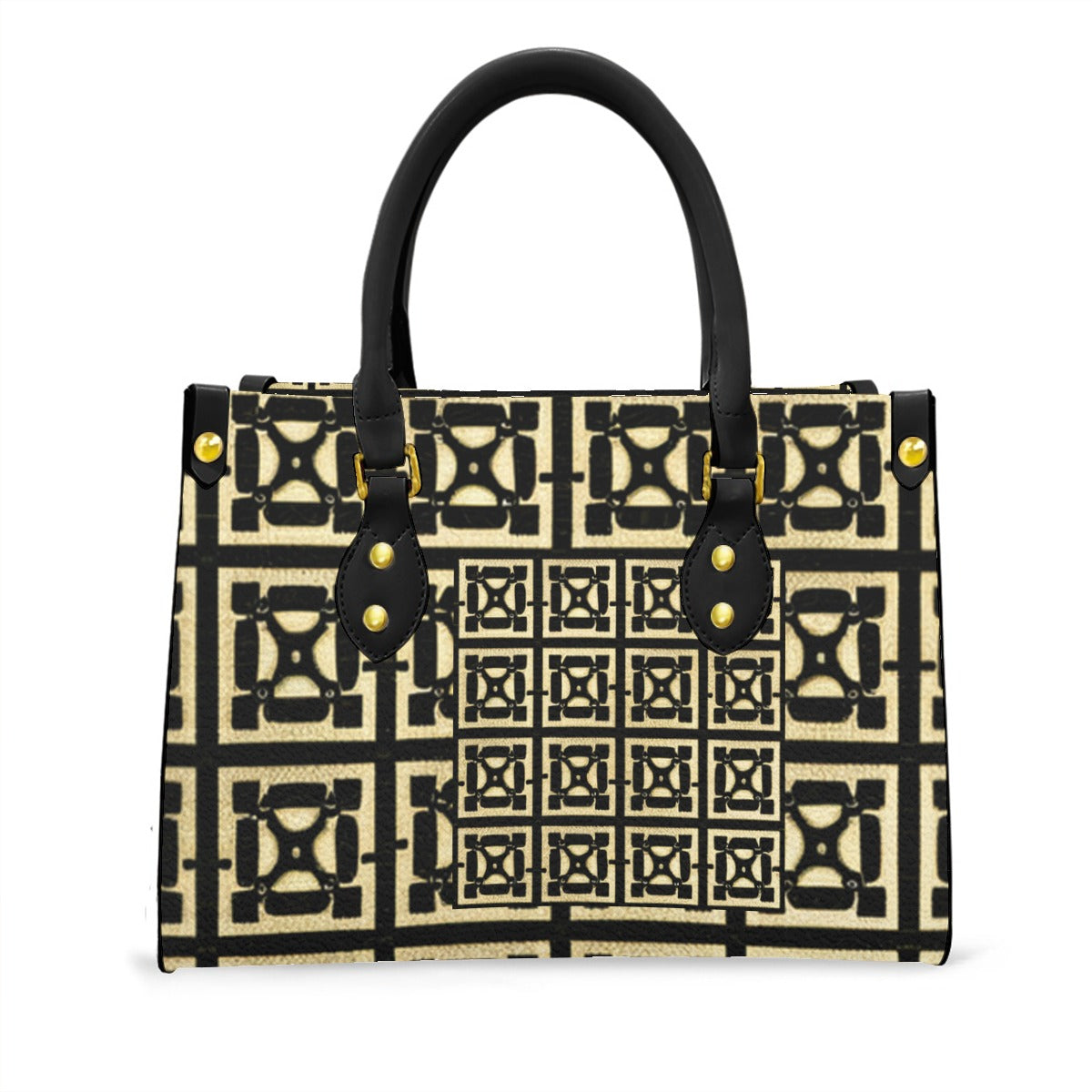 kokorepublic Women's Tote Bag With Black Handle