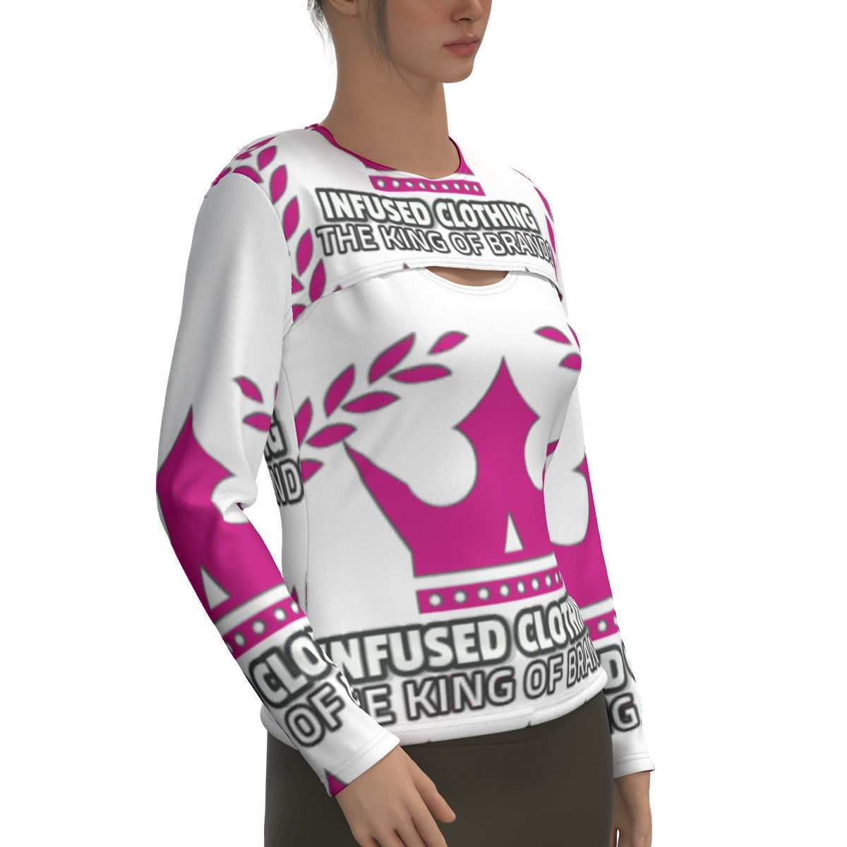 Infused Clothing All-Over Print Women's Two-piece Sport Sweatshirt