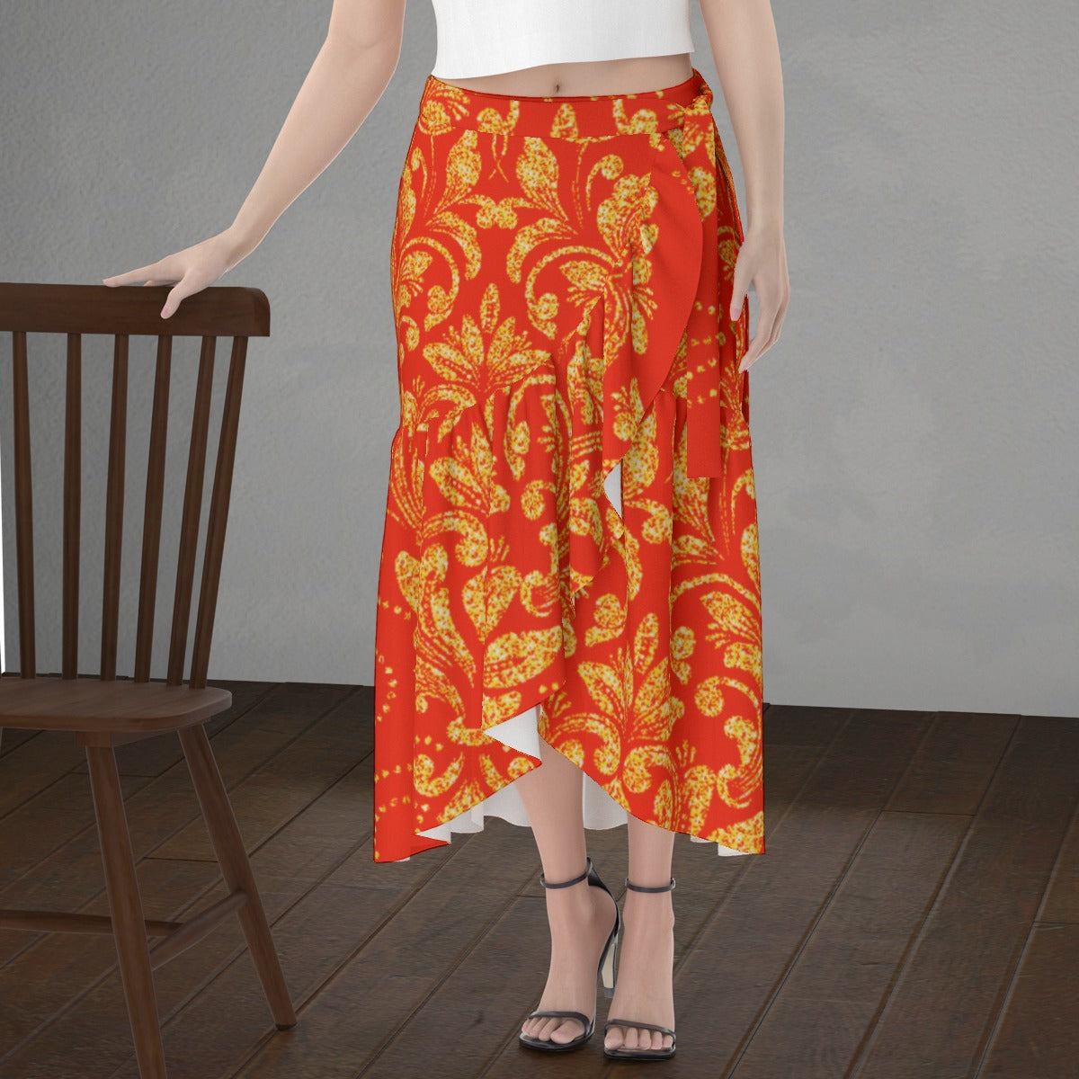 Kokorepublic Print Women's Wrap Skirt