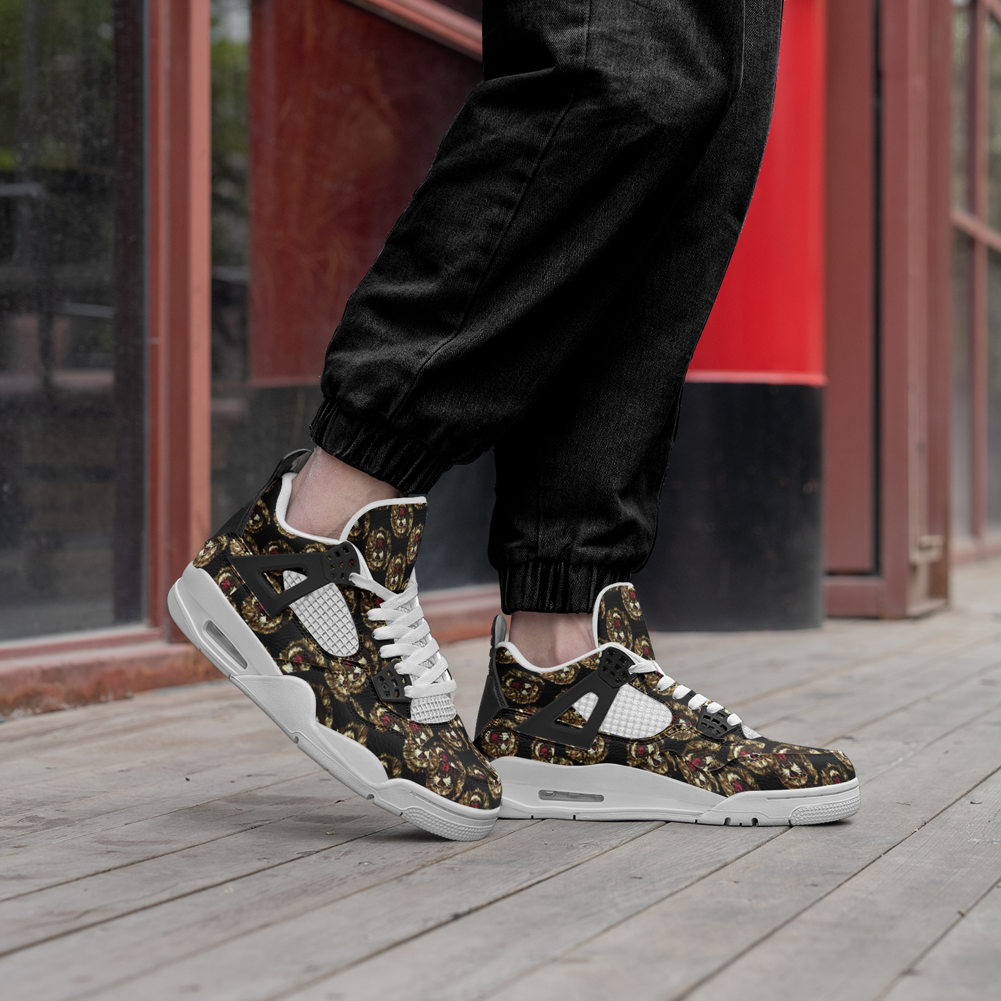 kokorepublic Unisex Non Slip Lace Up Breathable Fashion Sneakers