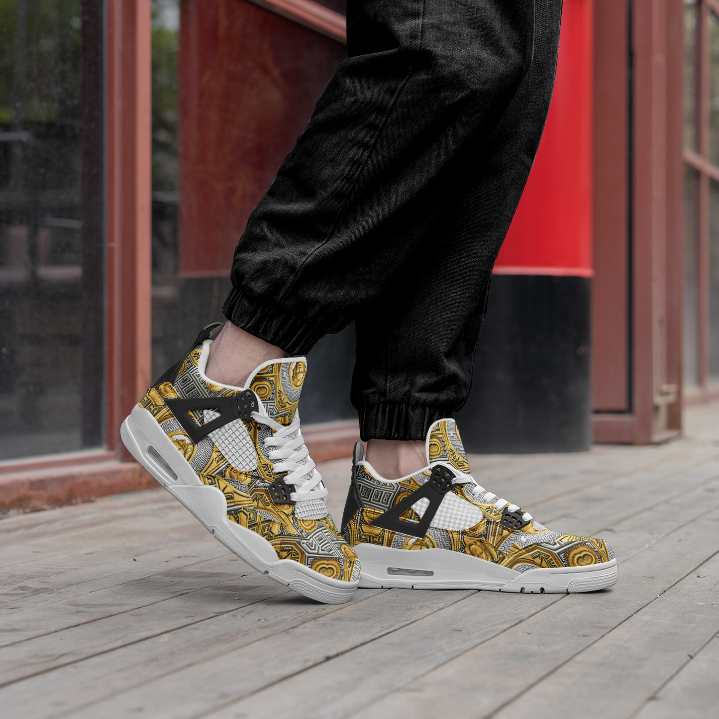 kokorepublic Unisex Non Slip Lace Up Breathable Fashion Sneakers