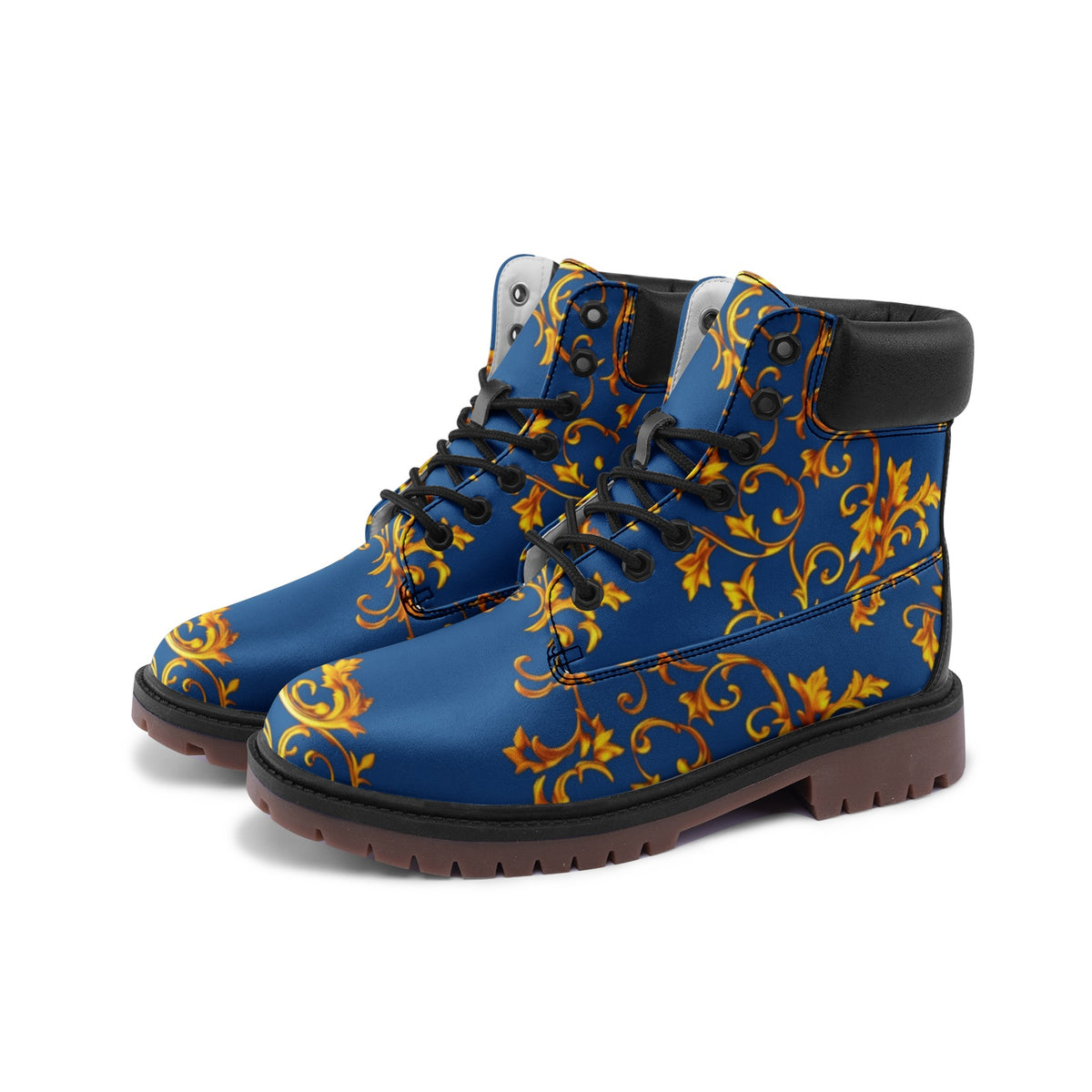 Premium Lightweight Microfiber Leather Chukka Boots