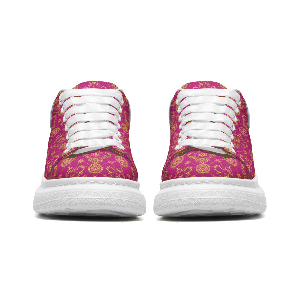 kokorepublic Unisex Non Slip Lace Up Leather Sneakers