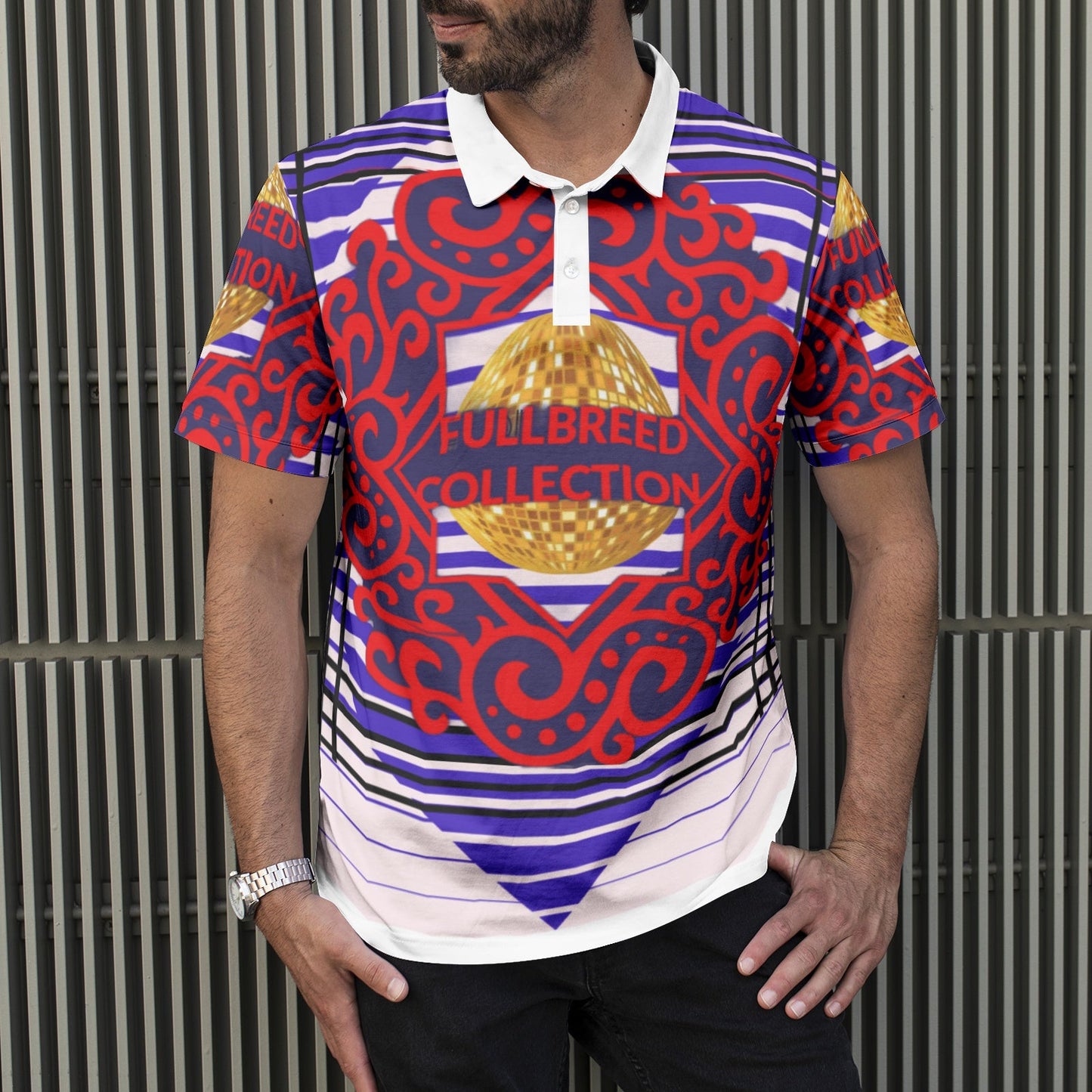 KokoRepublic All-Over Print Polo Shirts