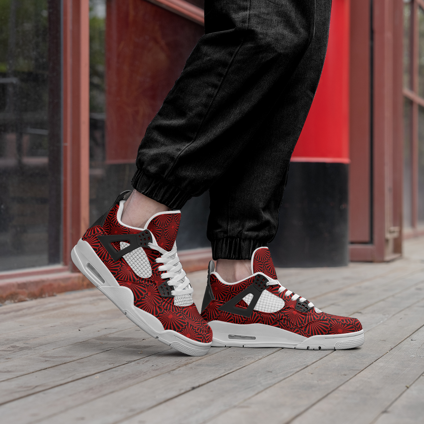 kokorepublic Unisex Non Slip Lace Up Breathable Fashion Sneakers