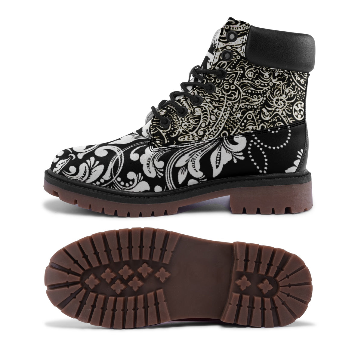 Premium Lightweight Microfiber Leather Chukka Boots