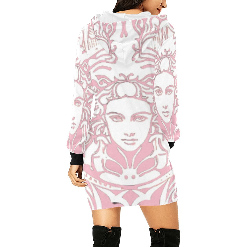imageedit_18_6611779299-removebg-preview Women's All Over Print Hoodie Mini Dress(Model H27)
