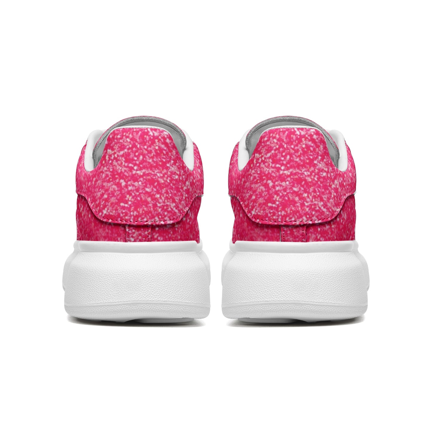 fullbreedcustom  Unisex Non Slip Lace Up Faux Leather Sneakers