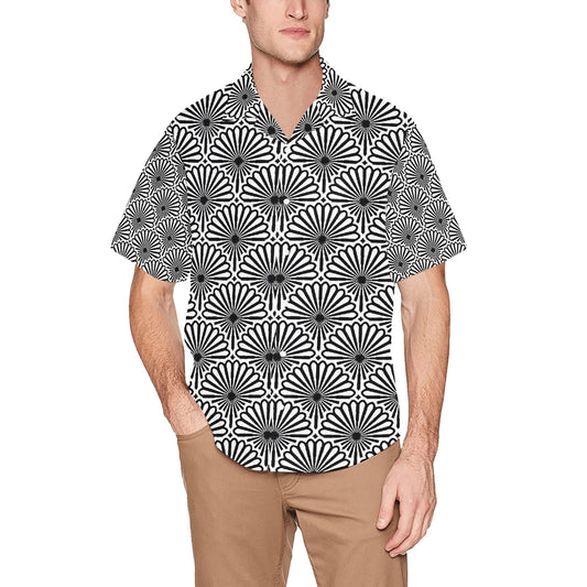 Kokorepublic Men's All Over Print Hawaiian Shirt With Chest Pocket(ModelT58)