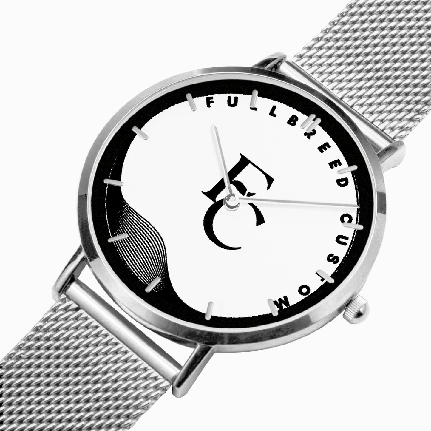 kokorepublic 165. Hot Selling Ultra-Thin Leather Strap Quartz Watch (Silver With Indicators)