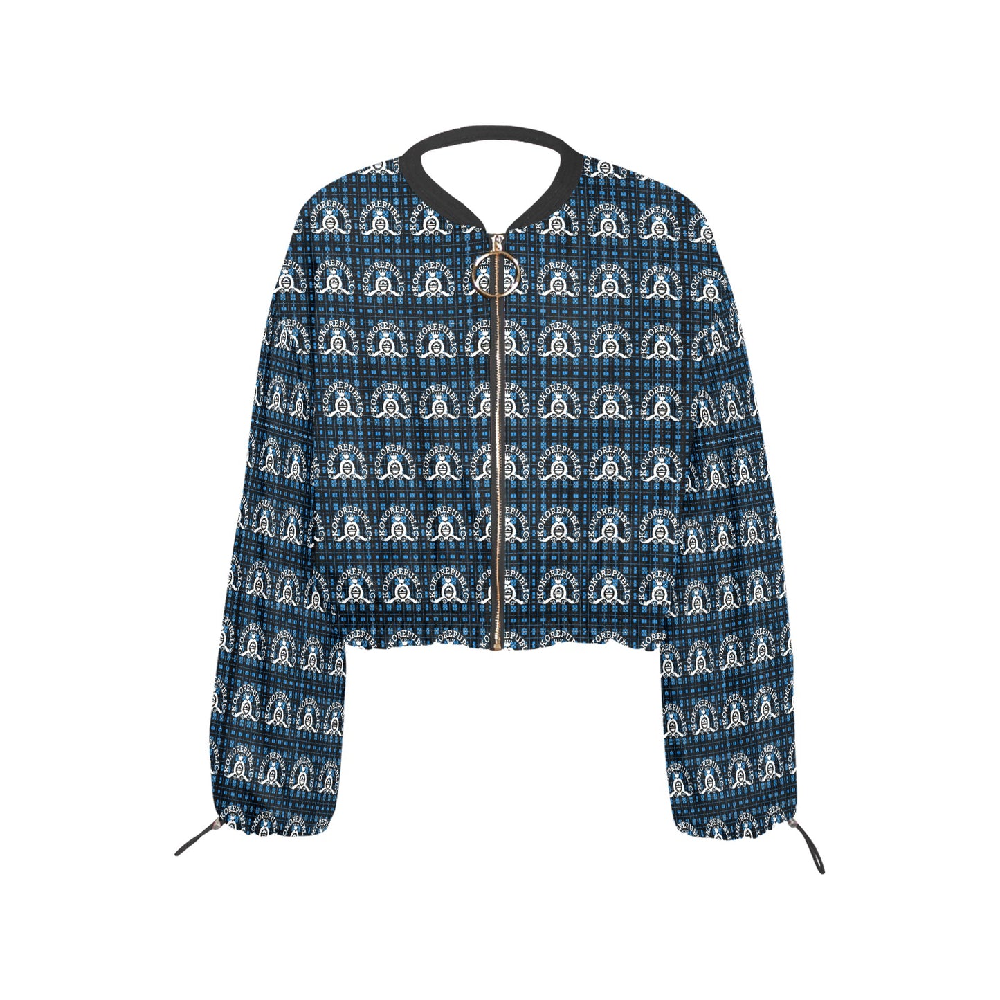 kokorepublic Women's Chiffon Cropped Jacket (Model H30)