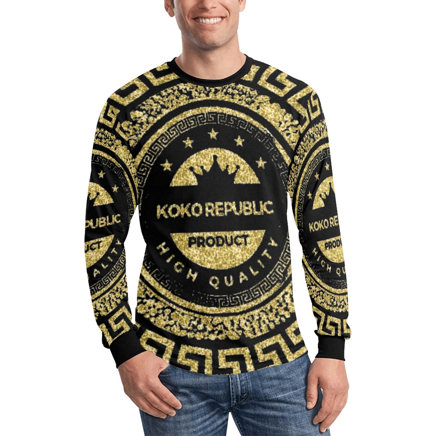 Kokorepublic Men's Long Sleeve T-shirt(ModelT51)