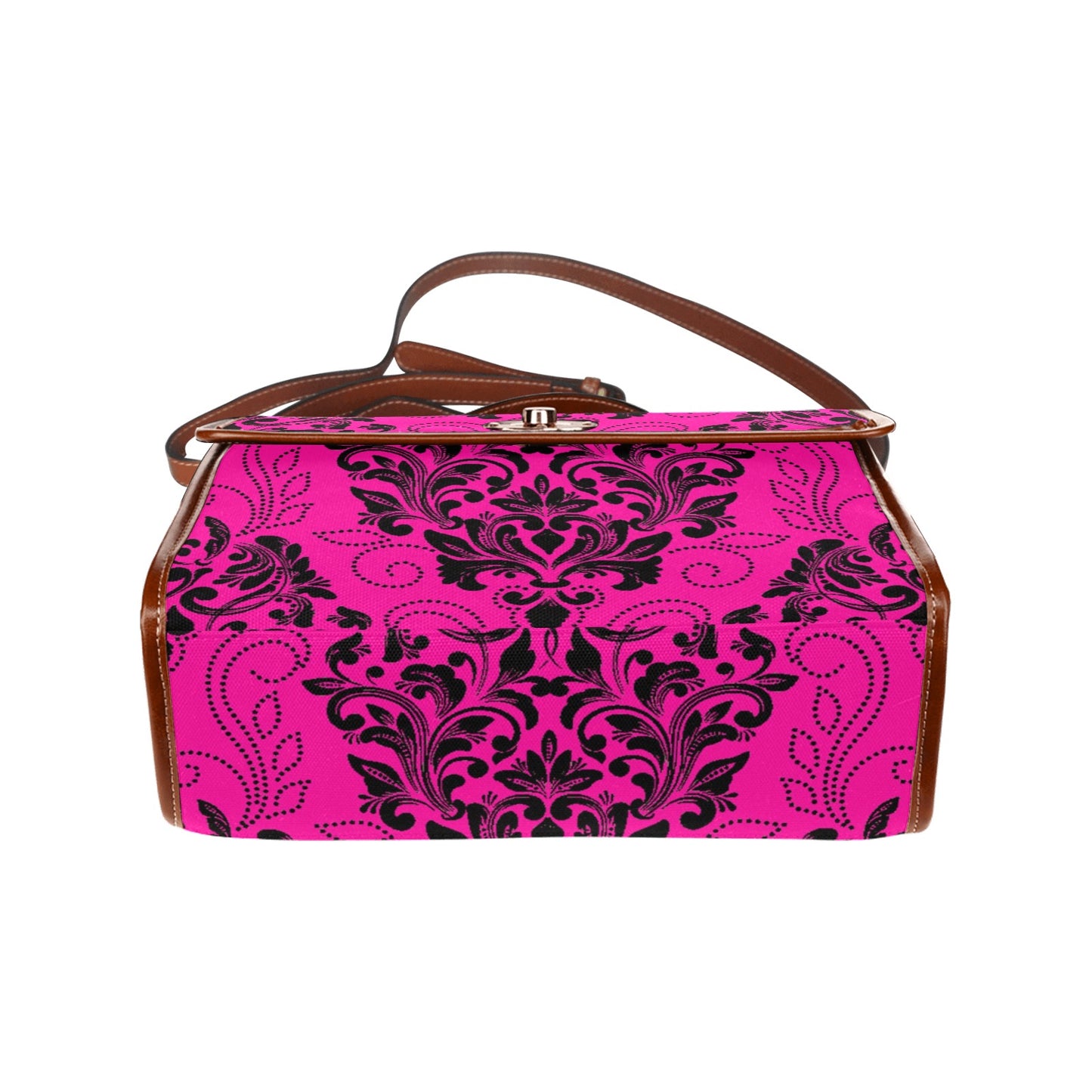 kokorepublic Waterproof Canvas Bag-Brown (All Over Print) (1641)