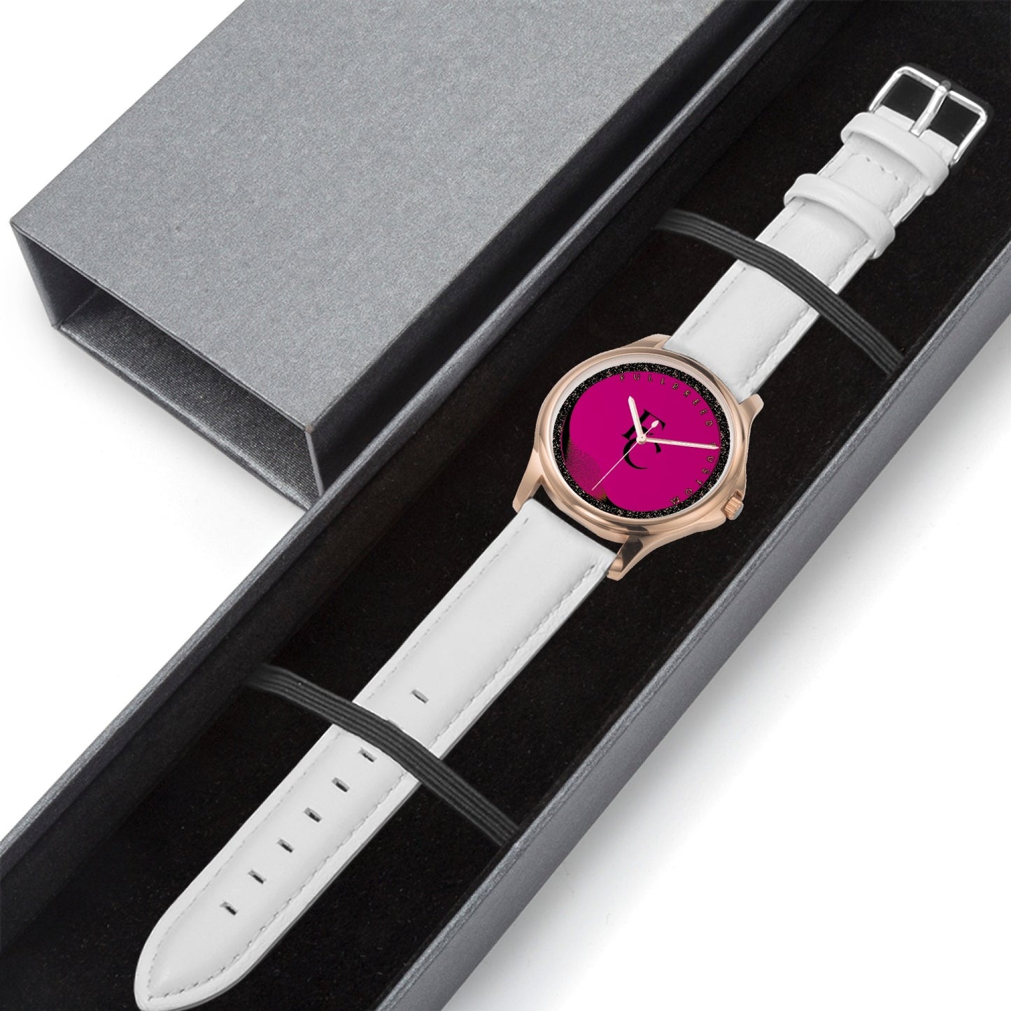 Fullbreed Collection148. Stylish Classic Leather Strap Quartz Watch (Rose Gold)