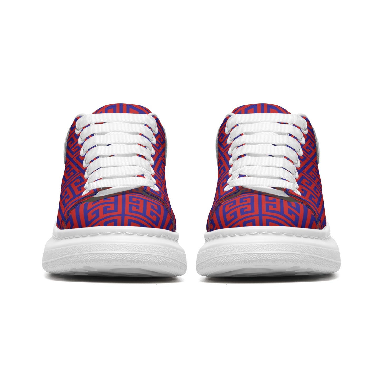 FullbreedCustom Unisex Non Slip Lace Up Faux Leather Sneakers