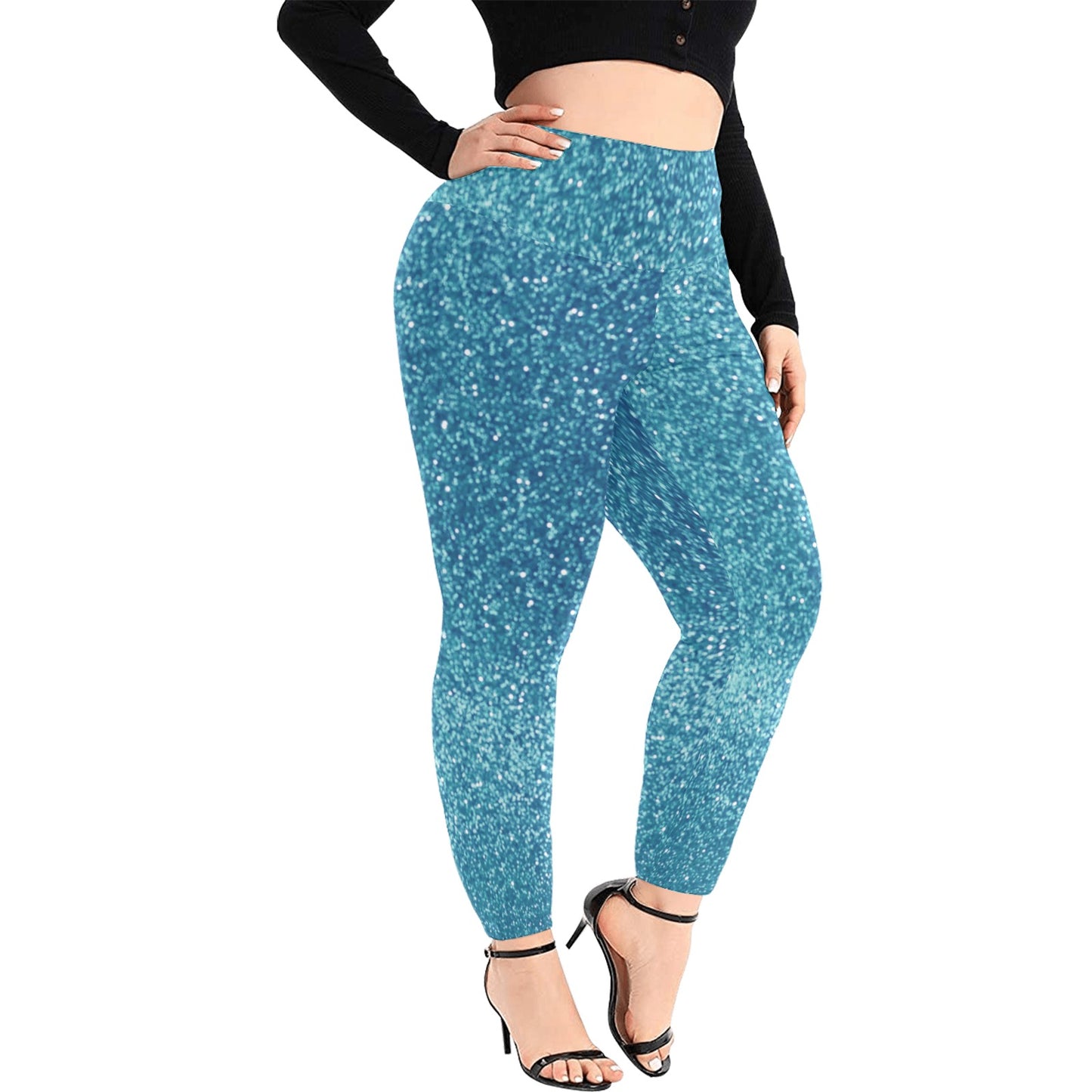 kokorepublic   Women's High Waist Leggings(Plus Size)(ModelL45)