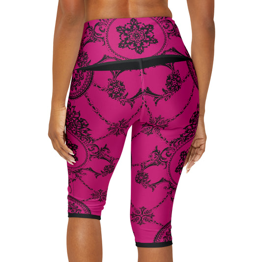 Yoga Capri Leggings (AOP)