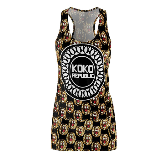 Women's Cut & Sew Racerback Dress (AOP)