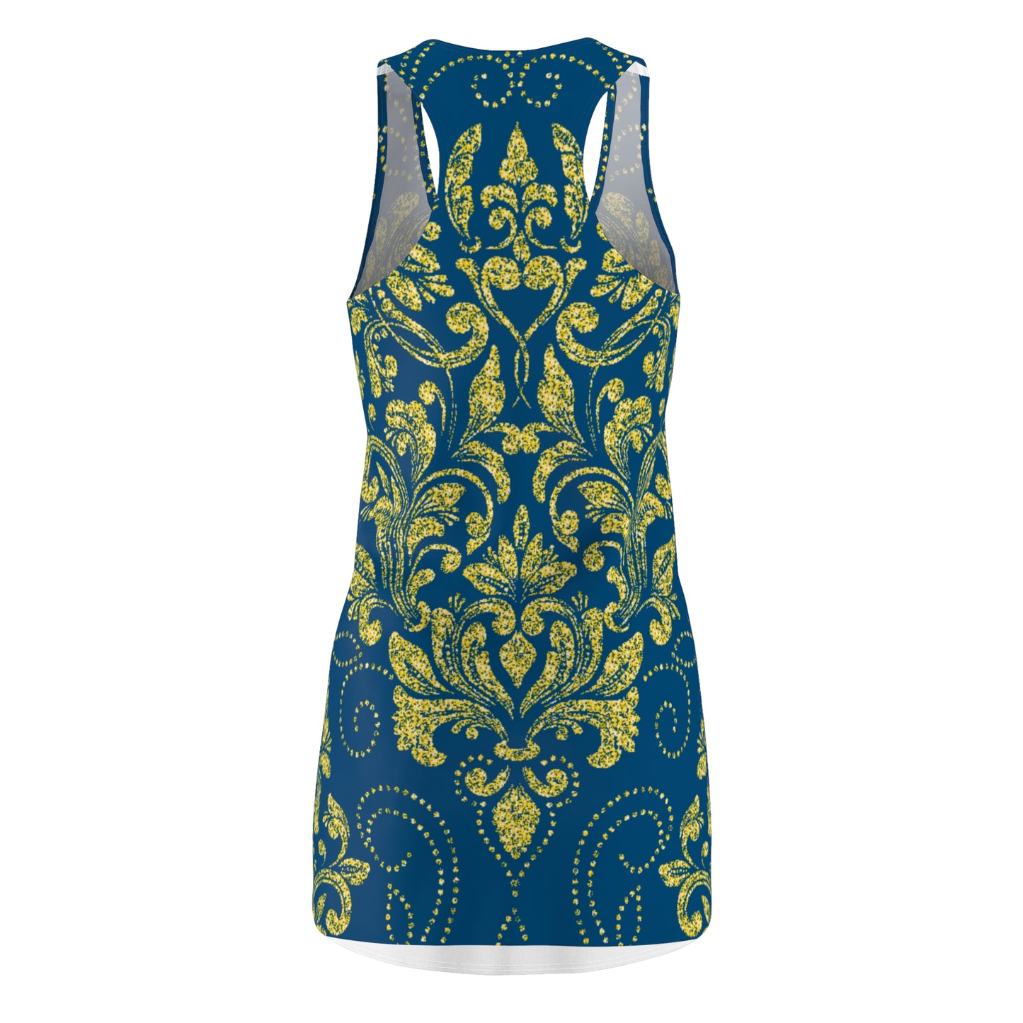 kokorepublic Women's Cut & Sew Racerback Dress (AOP)