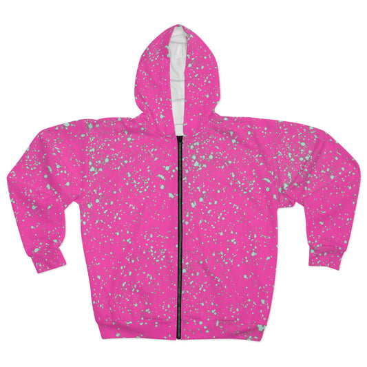 kokorepublic womans  Zip Hoodie (AOP)