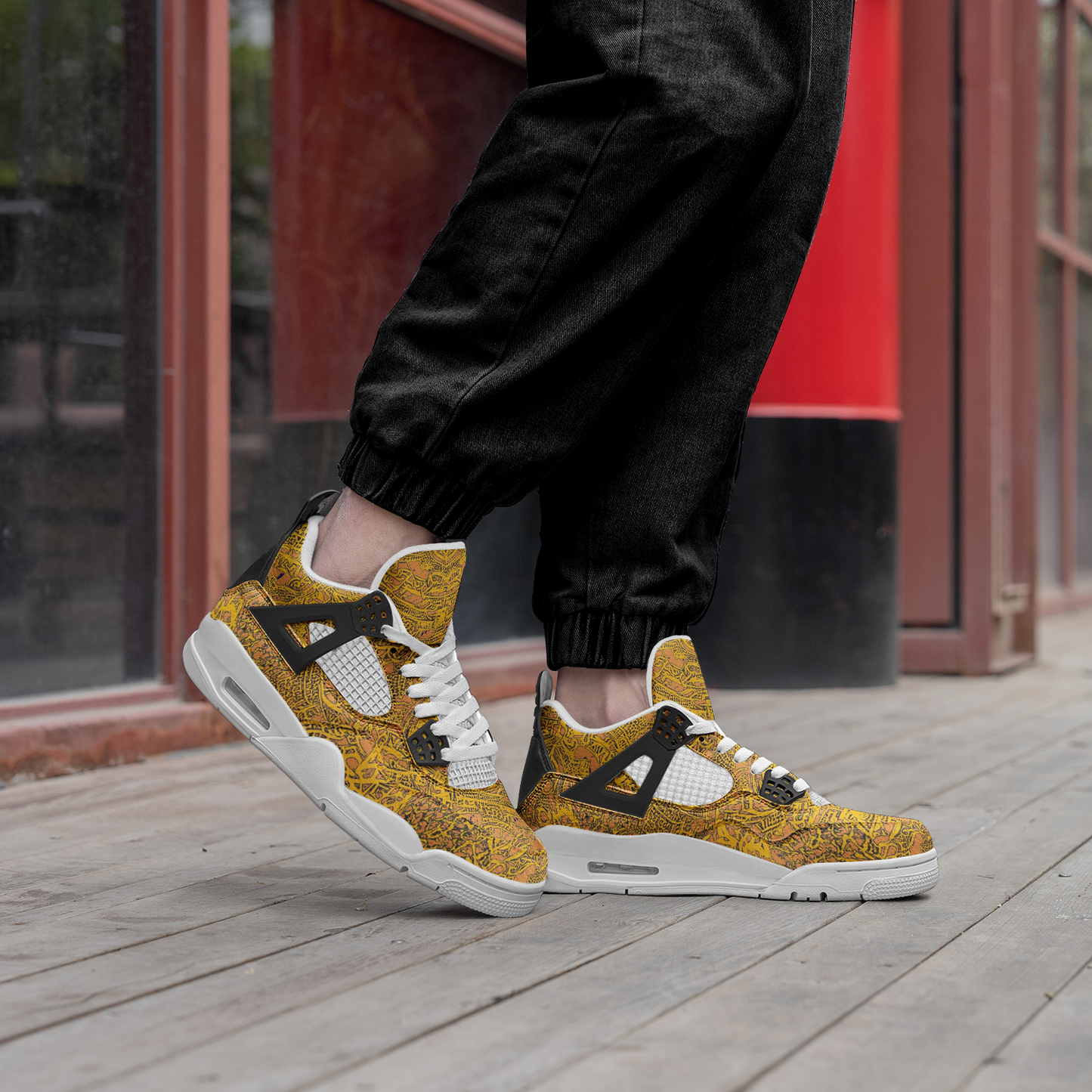 Kokorepublic Unisex Non Slip Lace Up Breathable Fashion Sneakers