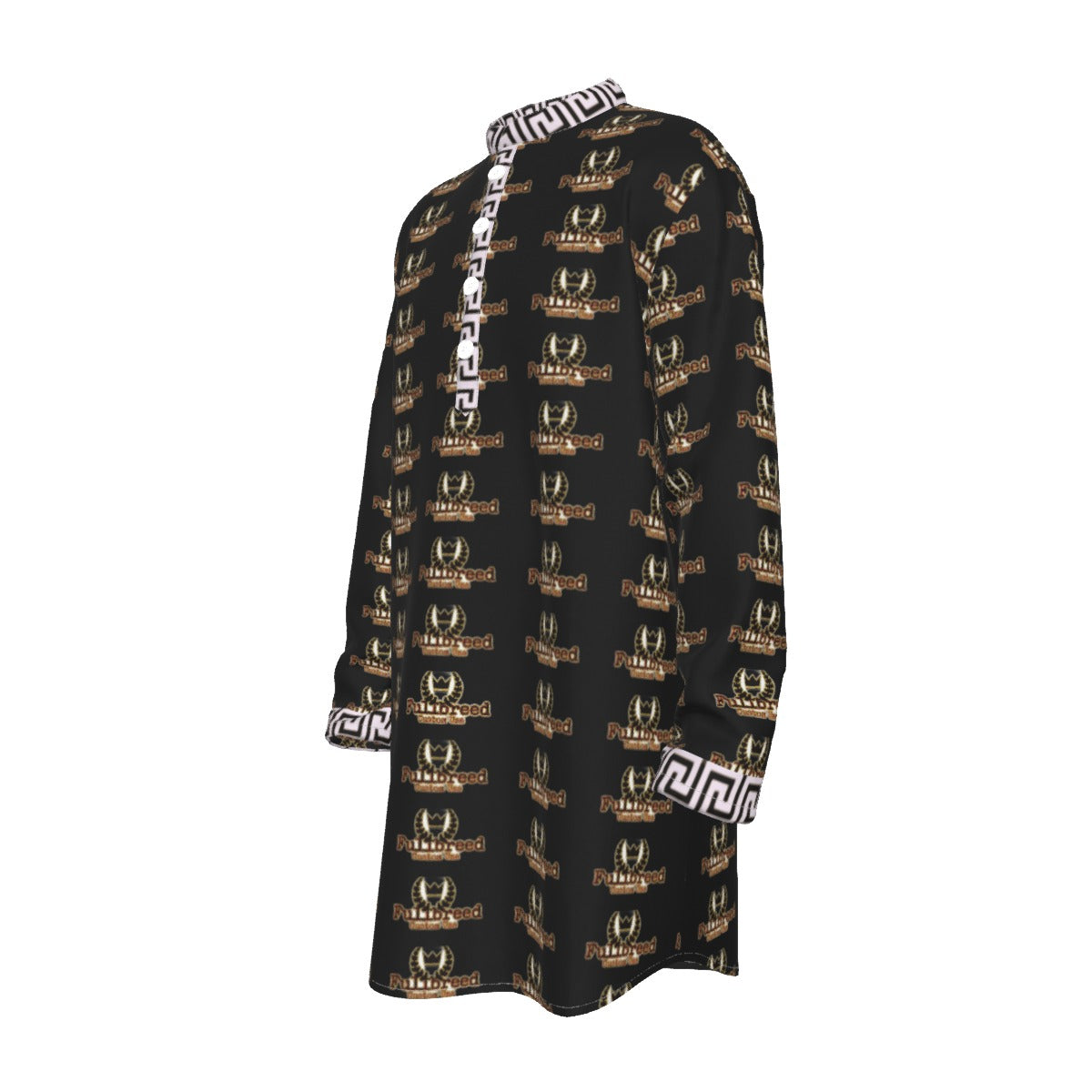 FullbreedCustom Men's Stand-up Collar Long Shirt