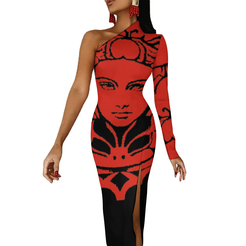 Kokorepublic Half Sleeve Slit Dress