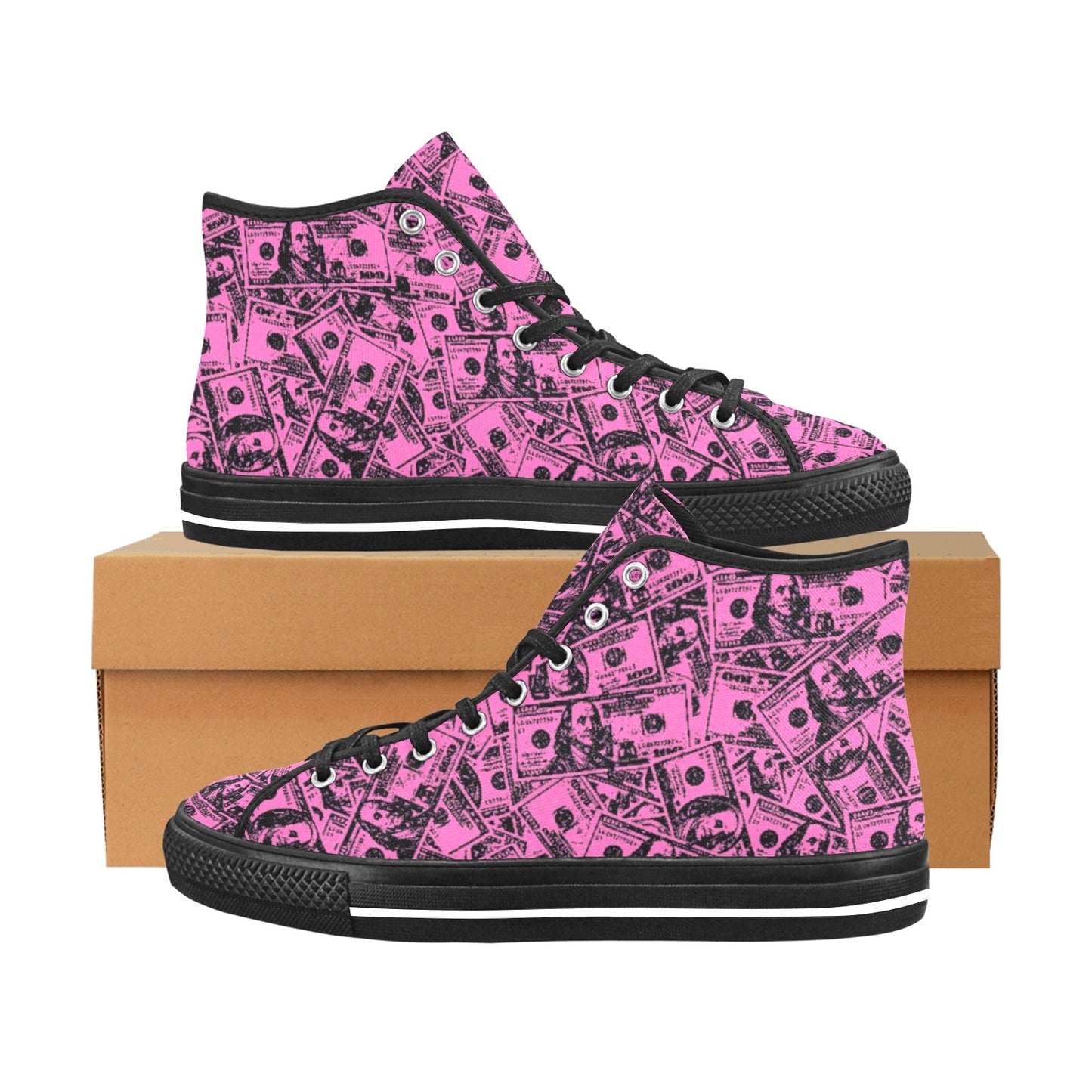 kokorepublic Vancouver High Top Canvas Men's Shoes (Model1013-1)