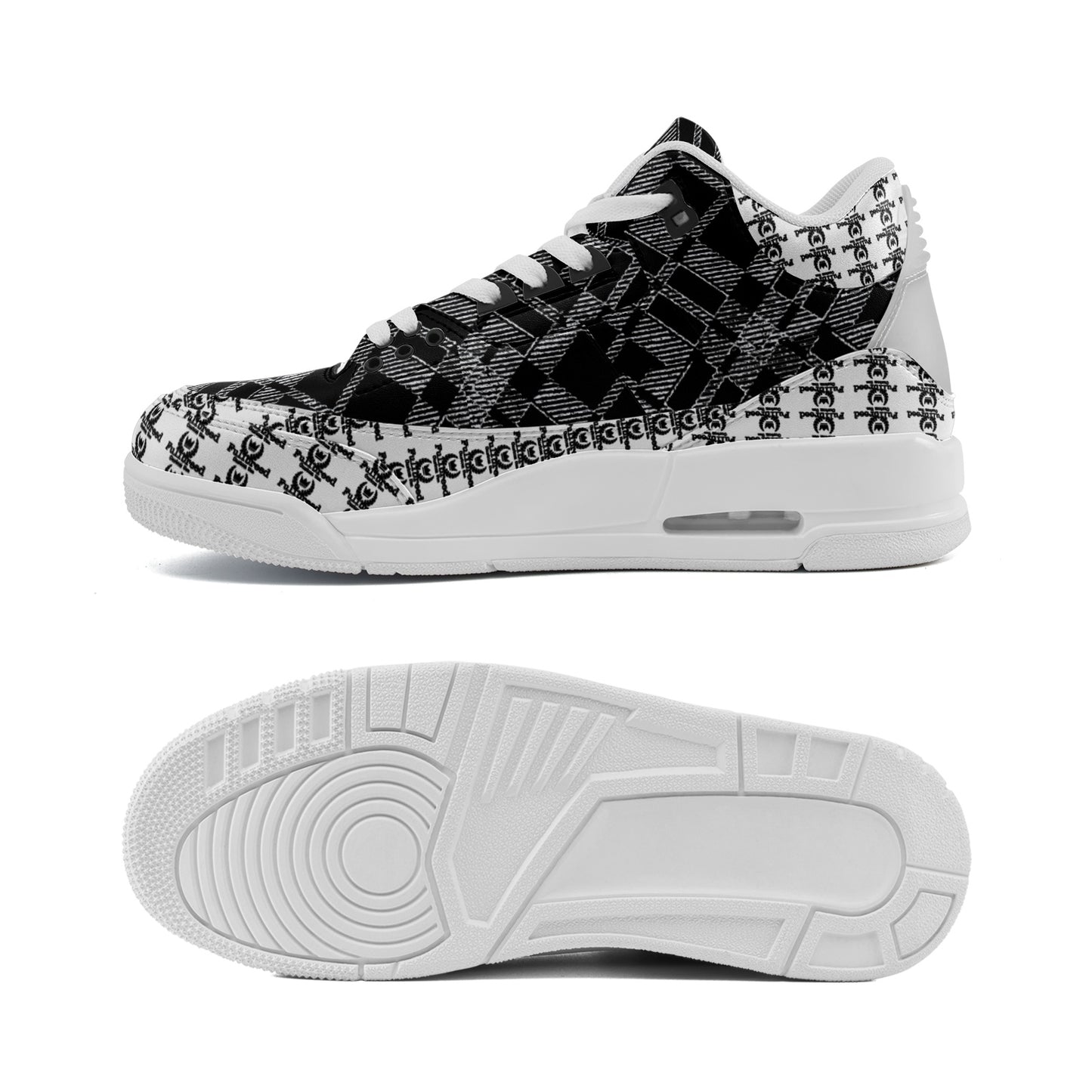 kokorepublic Unisex Non Slip Sneakers Lace Up Fashion Shoes