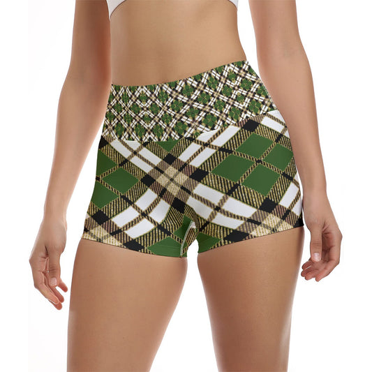 All-Over Print Women's Ultra-Short Yoga Shorts