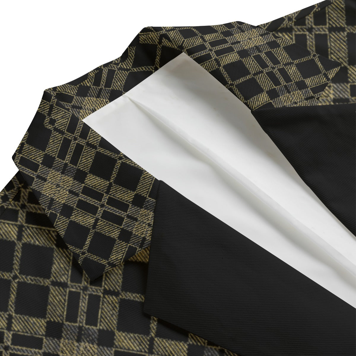kokorepublic Print Men's Casual Flat Lapel Collar Blazer | 245GSM Cotton