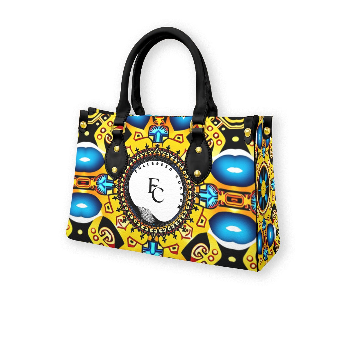 kokorepublic Women's Tote Bag With Black Handle