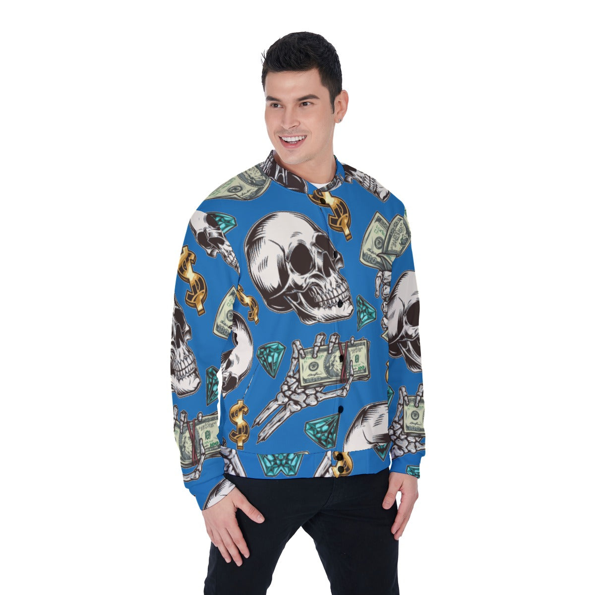 kokorepublic Print Men's Baseball Jacket