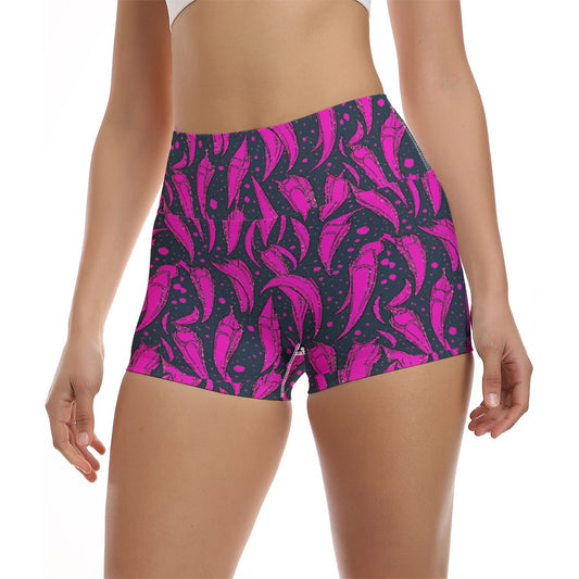 Fullbreedcustom  Print Women's Ultra-Short Yoga Shorts