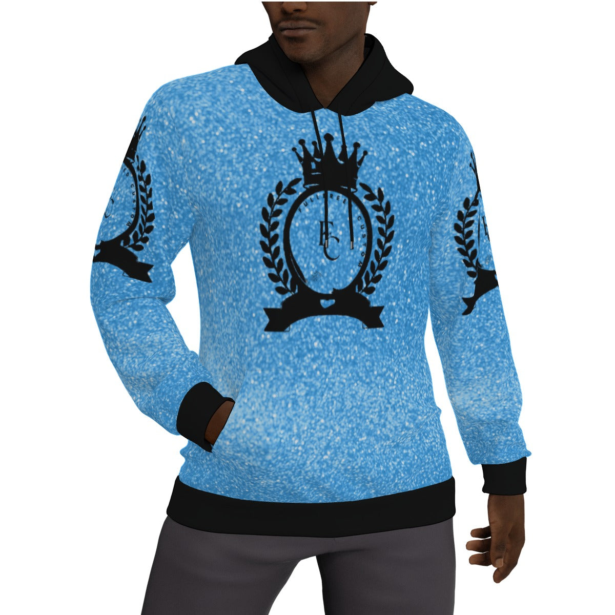 fullbreedCustom Print Men's Thicken Pullover Hoodie