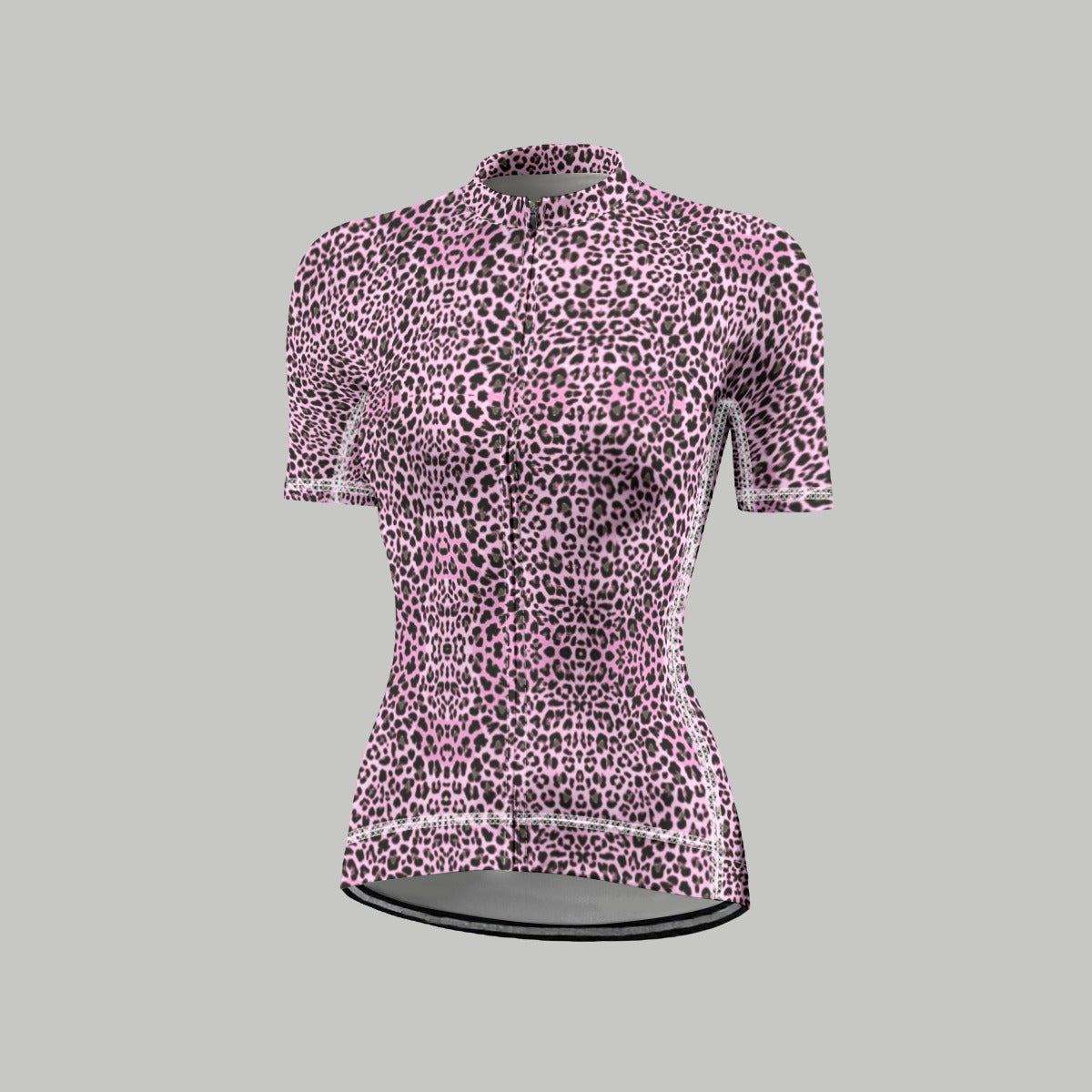 All-Over Print Women's Anti-Slip Raglan Cycling Jersey With Short Sleeve