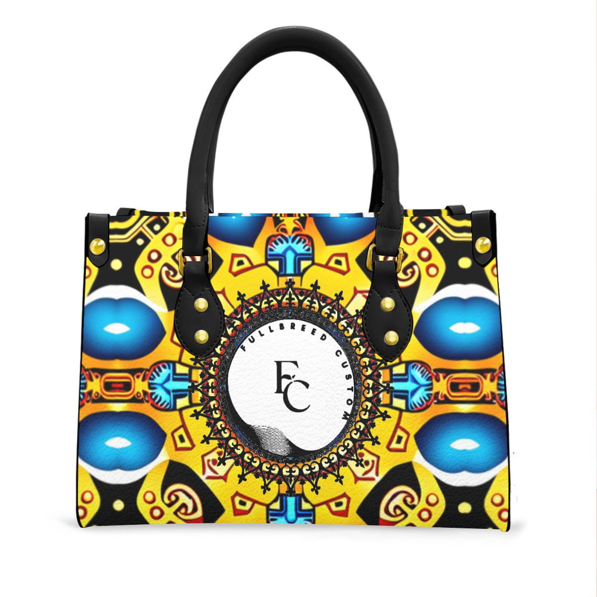kokorepublic Women's Tote Bag With Black Handle