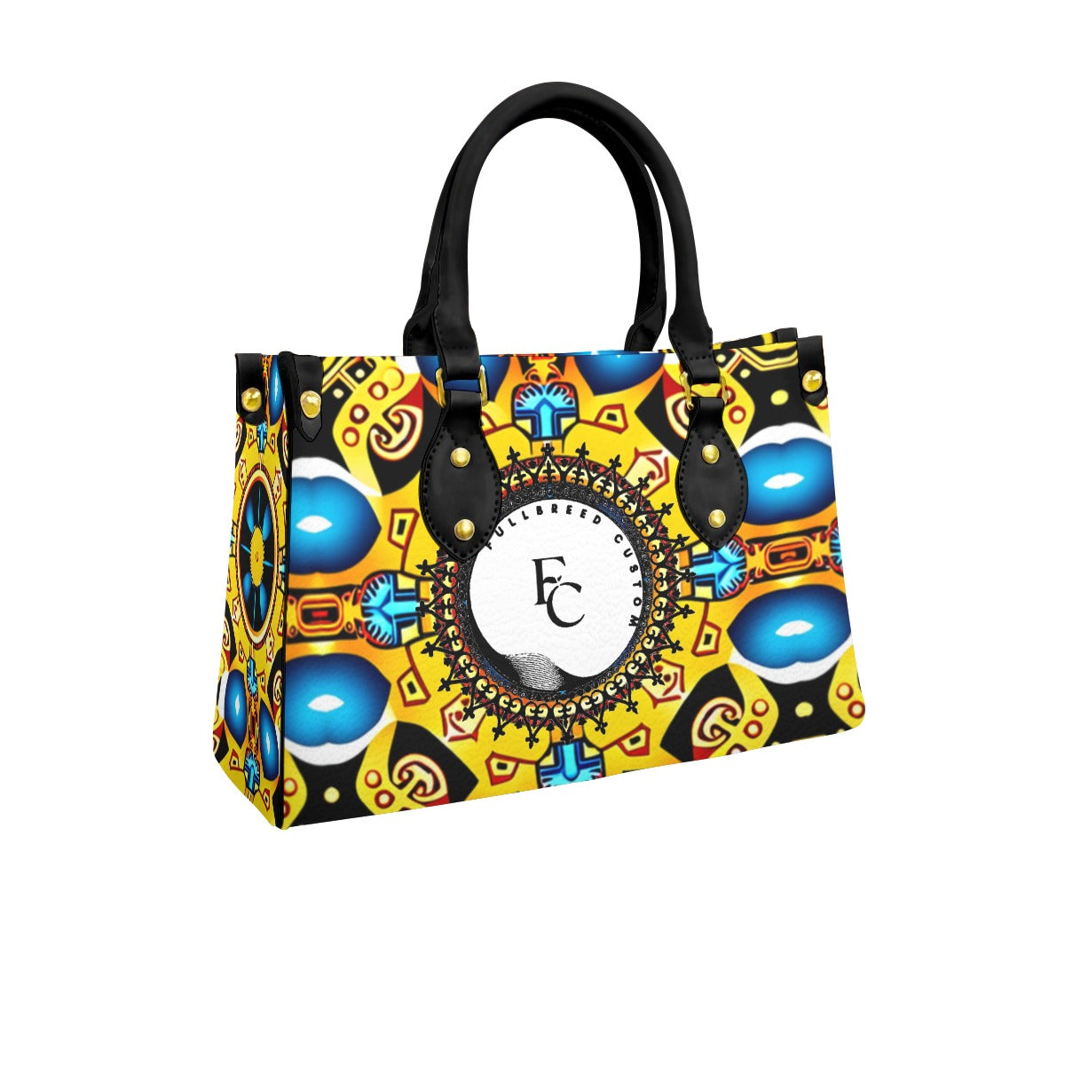 kokorepublic Women's Tote Bag With Black Handle