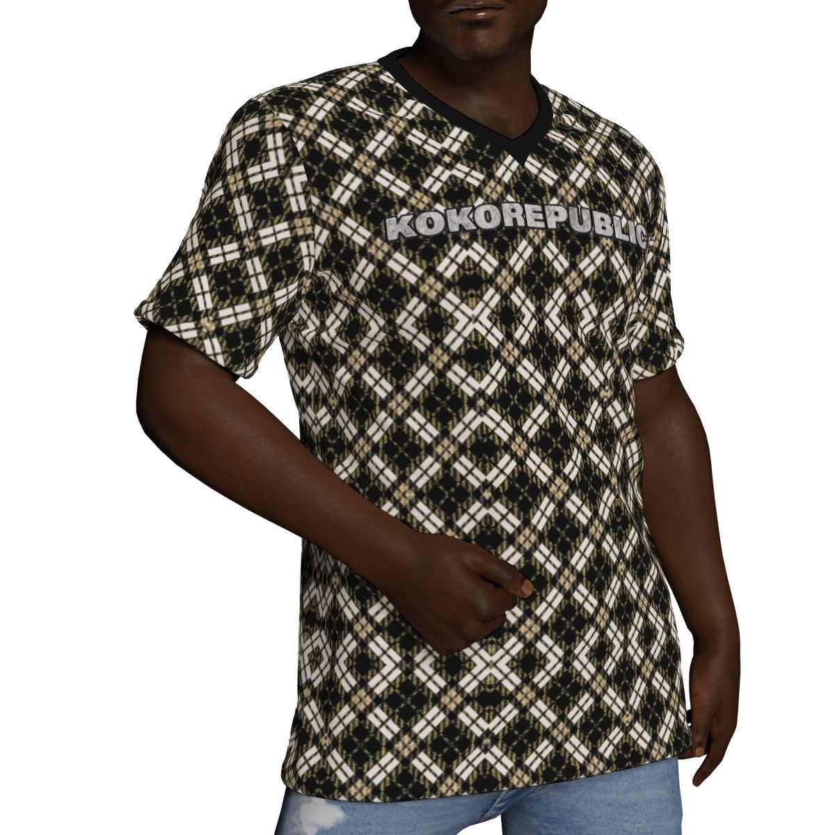 kokorepublic Print V-Neck T-Shirt