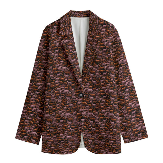 kokorepublic Print Women's Leisure Blazer