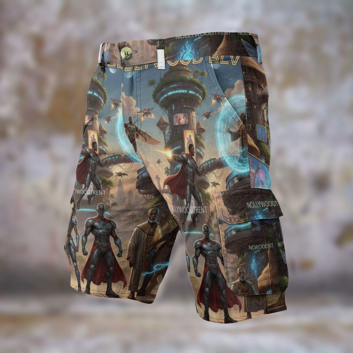 Nollywoodtrend  Print Men's Cargo Shorts