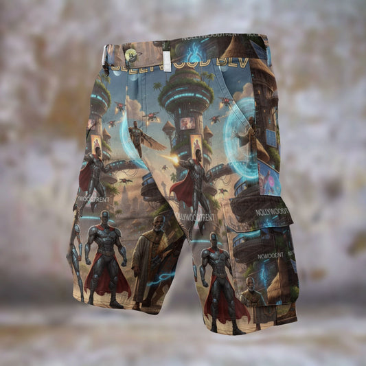 Nollywoodtrend  Print Men's Cargo Shorts