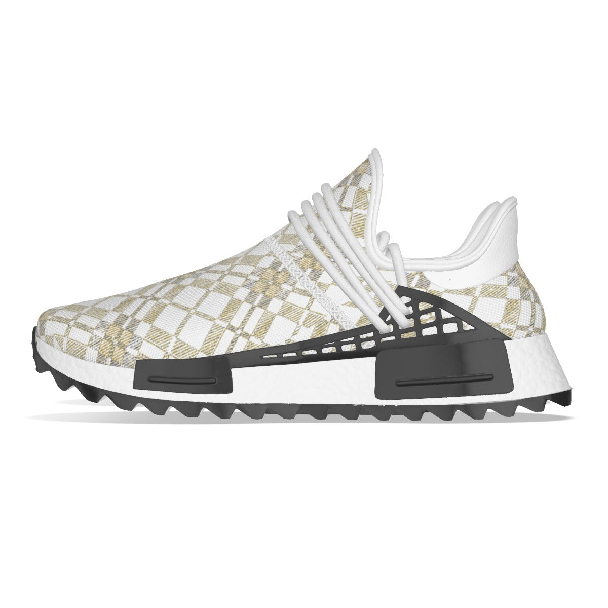 All-Over Print Men's Mesh Sneakers