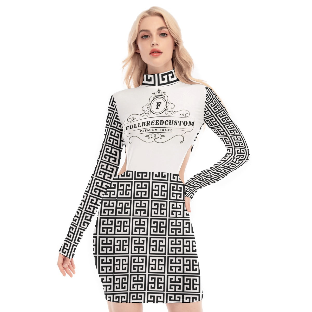kokorepublic Print Women's Waist Hollow Hip Dress
