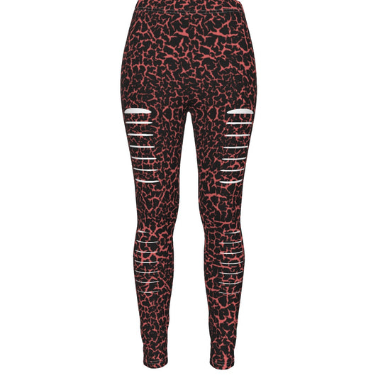 kokorepublic Print Women's Ripped Leggings