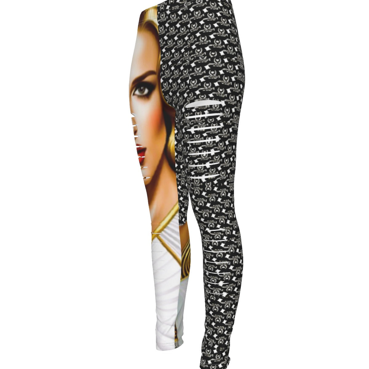 kokorepublic Print Women's Ripped Leggings