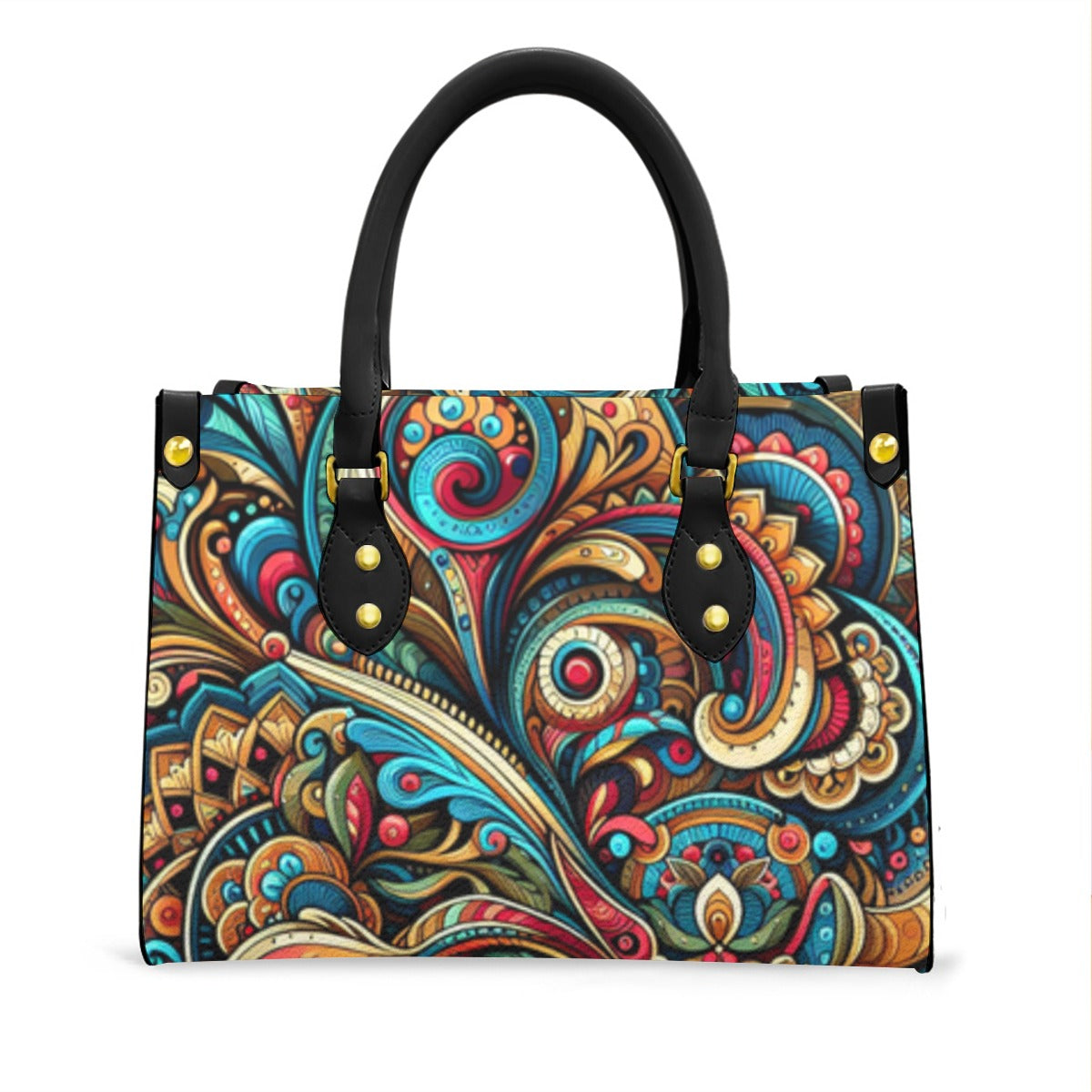 kokorepublic Women's Tote Bag With Black Handle