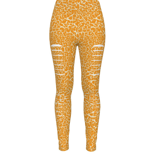 kokorepublic Print Women's Ripped Leggings