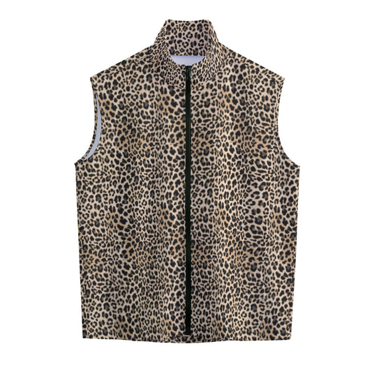 kokorepublic Print Men's Stand-up Collar Vest